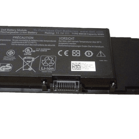Batería Notebook DELL C565C para M6400 M6500