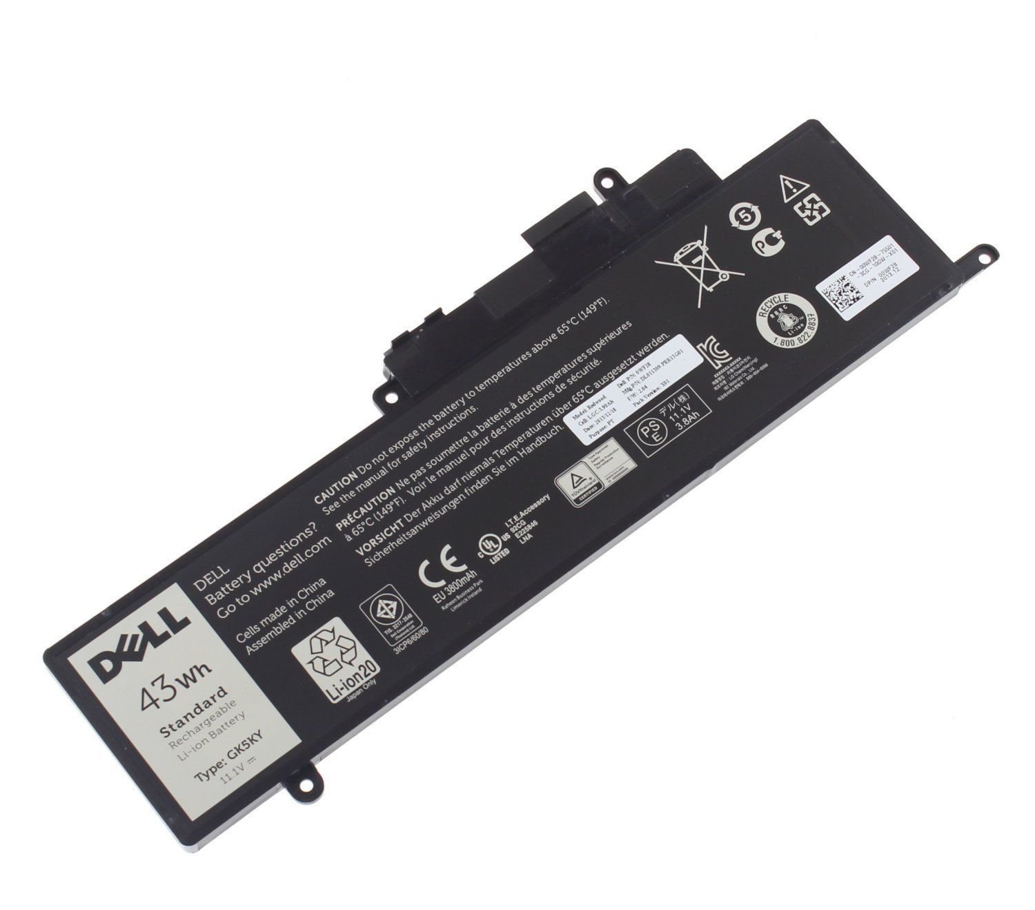 Batería Original Dell Inspiron 11 GK5KY 1
