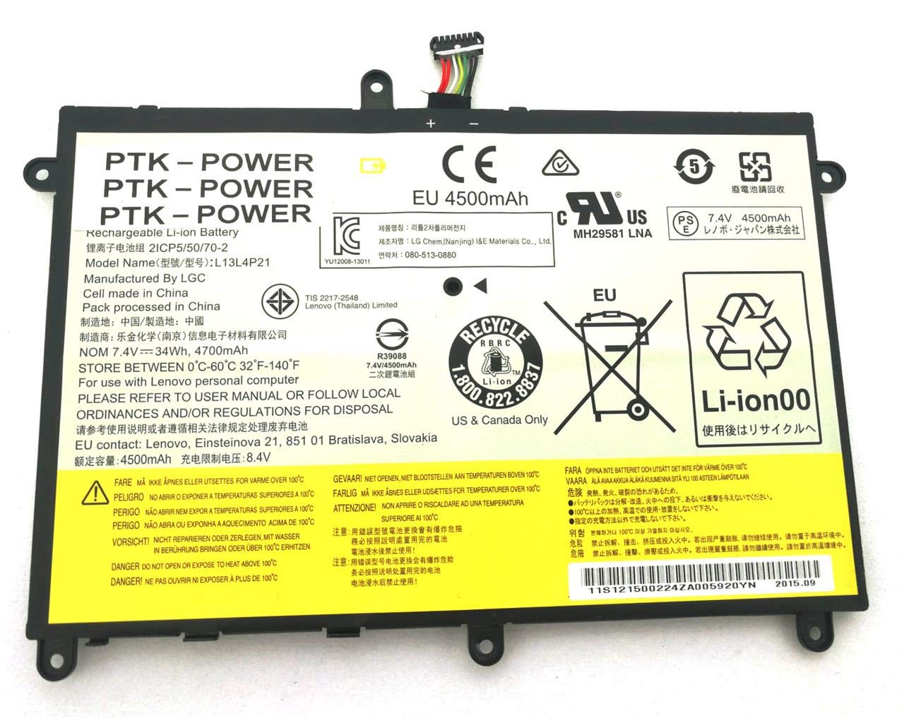 Batería Original Lenovo Yoga 2 11 L13L4P21 1