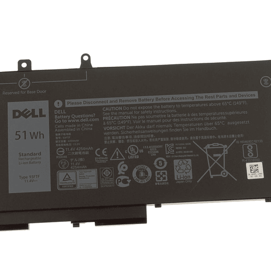 Bateria Original Dell E5280 51Wh  93FTF