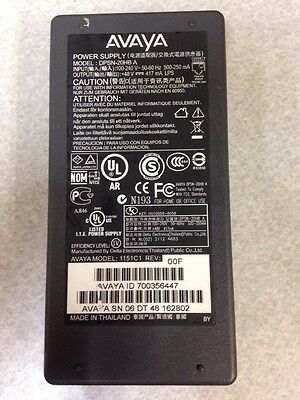 Avaya Poe Power Supply  D DPSN-20HBB 1
