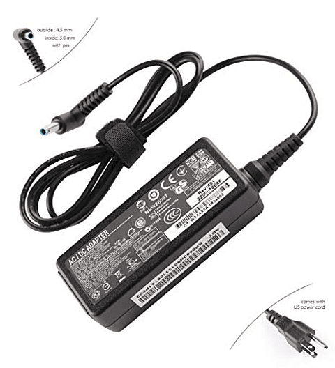 Cargador Original HP 45W 19.5V 2. H6Y88AA