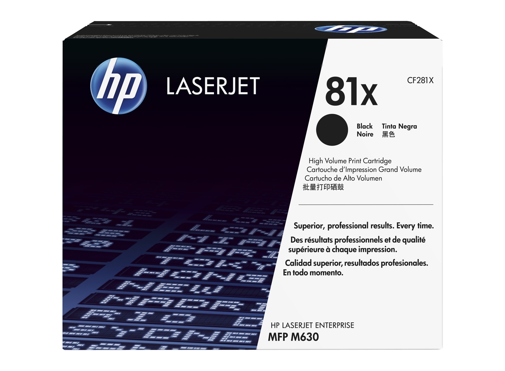 Toner Original HP 81X Lj Mfp M630 CF281X 1