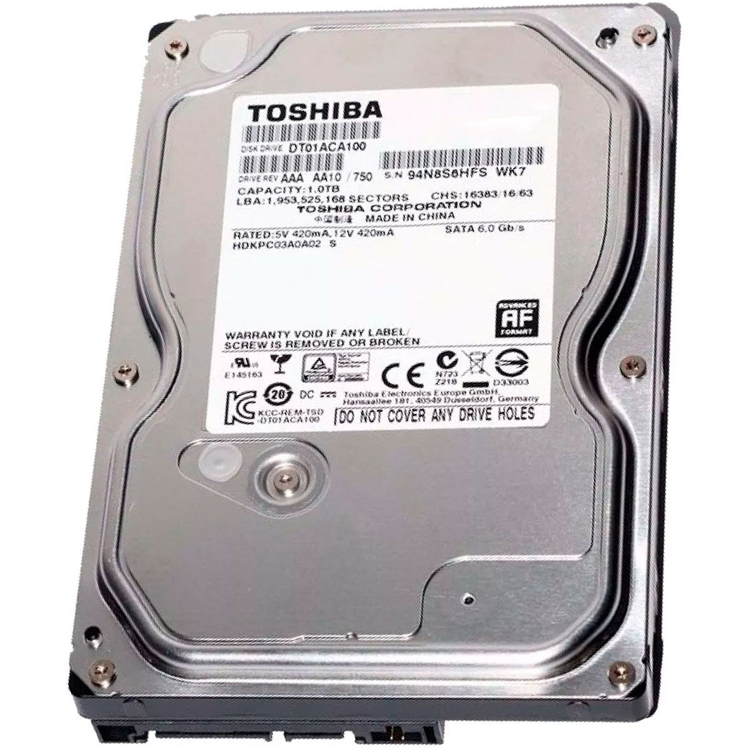 1Tb 7.2K Rpm Sata 3.5 Inch 6Gb/S  DT01ACA100 1