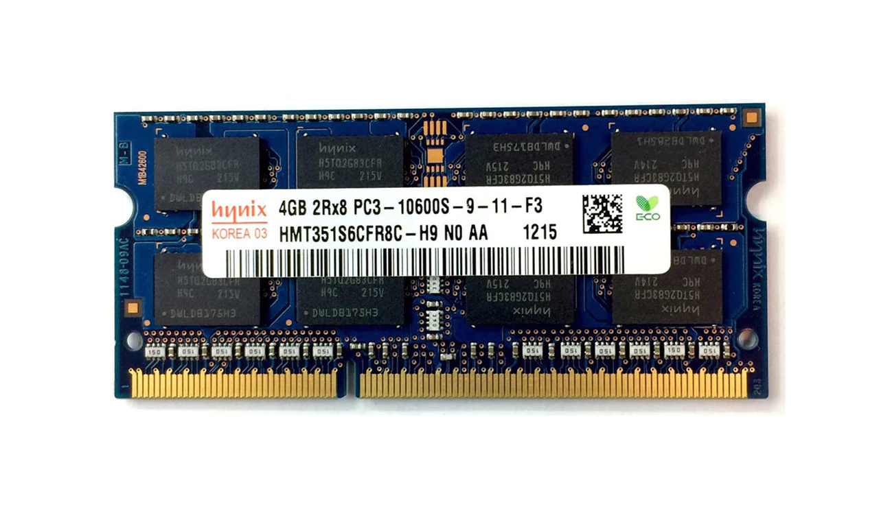 Memoria 1X 4Gb Ddr3-1333 Sodimm P HMT351S6CFR8C 1