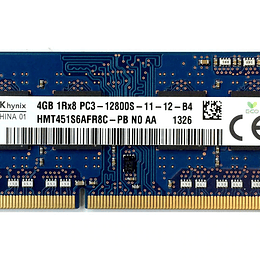 Memoria 4Gb Ddr3-1600 Pc3-12800S Single Rank Hmt451S6Afr8C