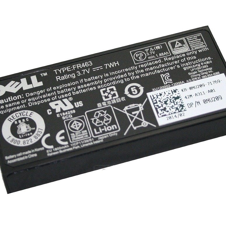 Battery Primary 7Whr 1C Lithiu NU209 1