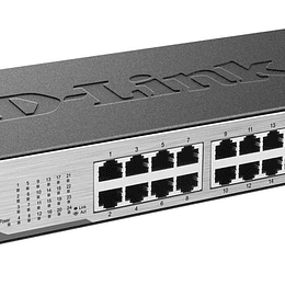 Switch 24-ports 10/100Mbps Unmanaged rack kit in DES-1024D