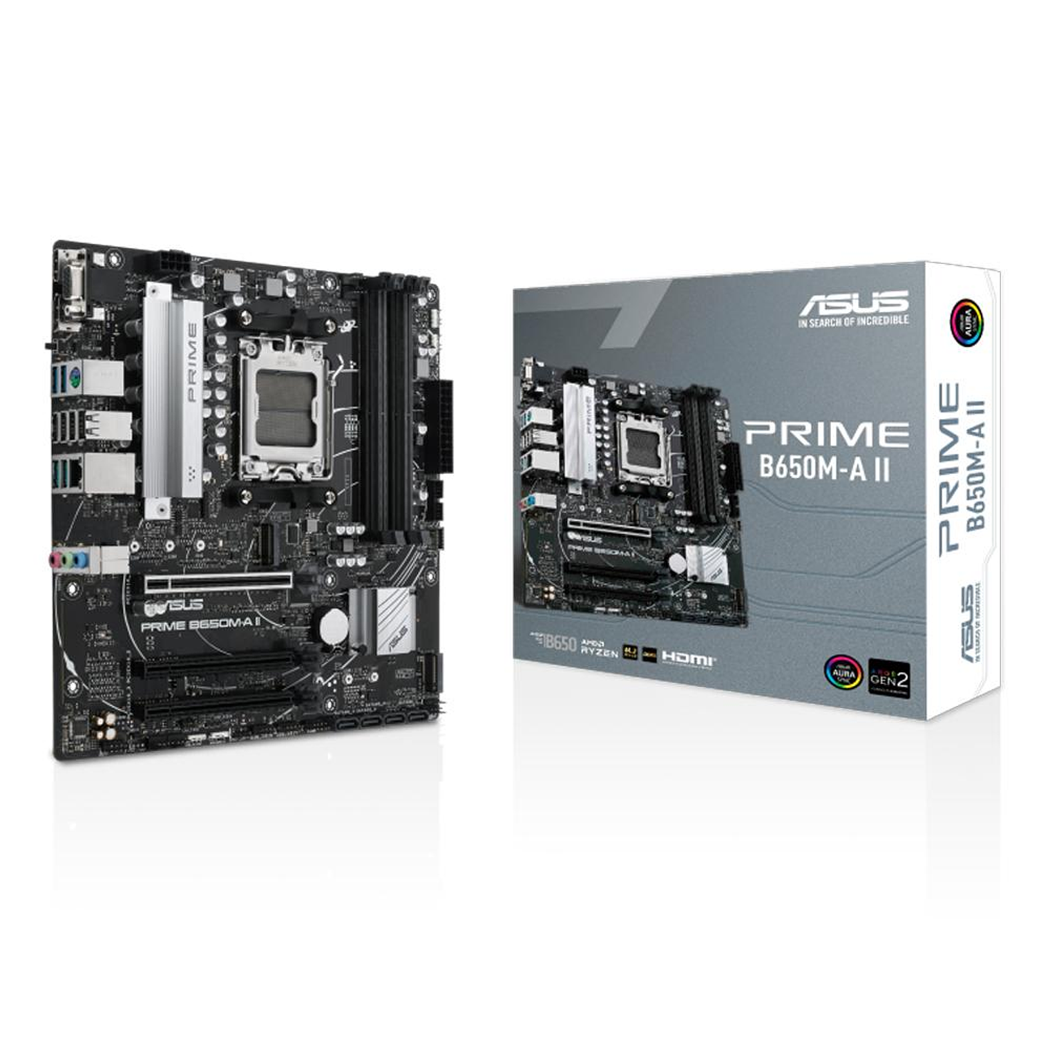 Placa Madre Asus Prime B650M-A Ii Am5 Ddr5 M-Atx PRIME B650M-A II 1