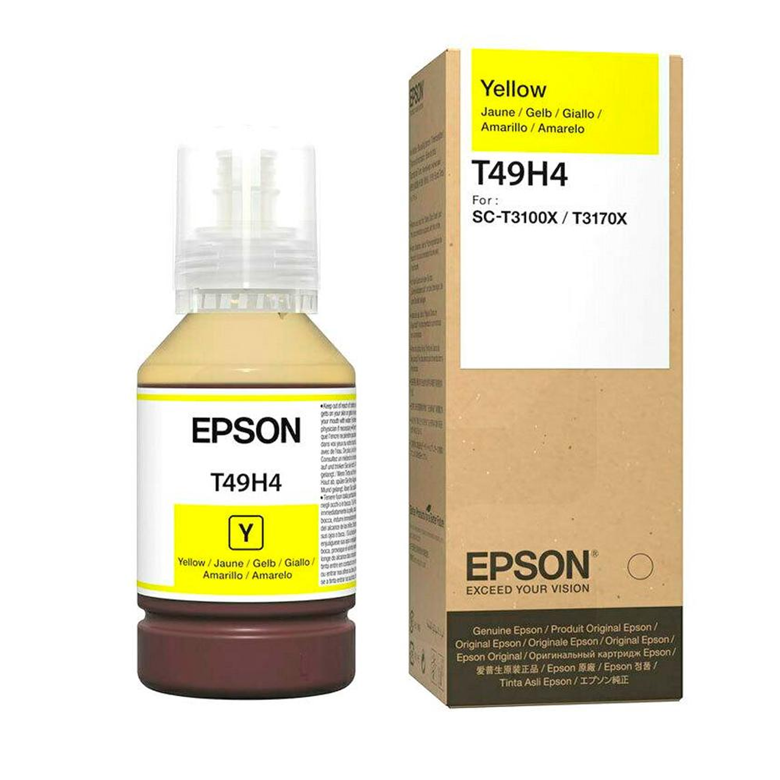 Tinta Epson T49H Amarillo Para T3170 1