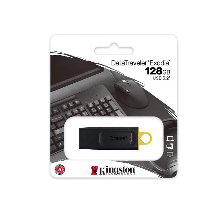 Pendrive 128Gb Usb3.2 Gen1 Datatraveler Exodia DTX/128GB 1