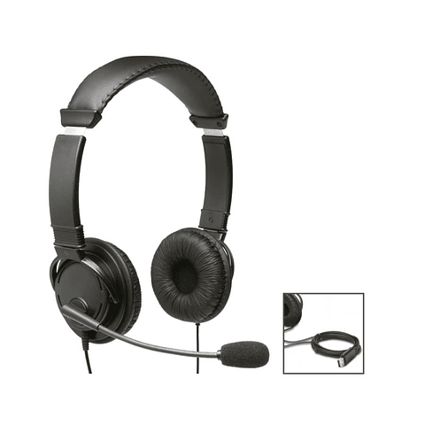 Audifono Con Microfono Hifi Conector Usb-B /Bulk 27567 - K97601WW