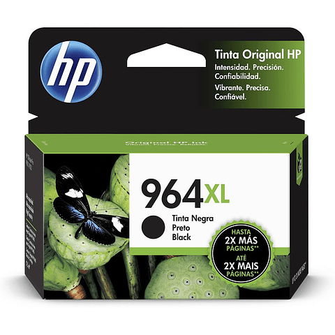 Tinta Cartucho De De Alta Hp 964Xl Negro 3JA57AL