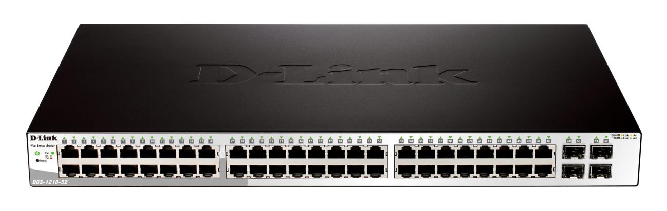 Switch 52-Ports Gigabit - 4-Ports Sfp Smart DGS-1210-52 1