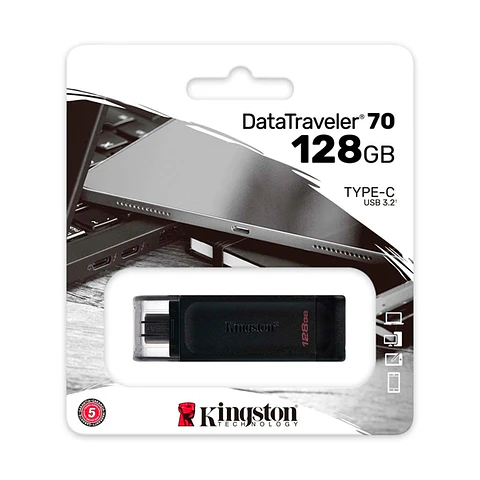 Pendrive 128Gb Usb-C 3.2 Gen 1 Datatraveler 70 DT70/128GB