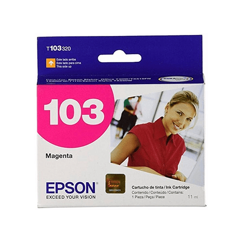 Tinta Cartucho De T. Epson 103 Magenta T103320-AL