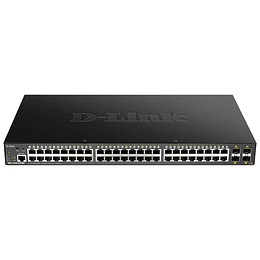 Switch 48 Ports 10/100/1000 Mbps + 4 Ports 1 DGS-1250-52X