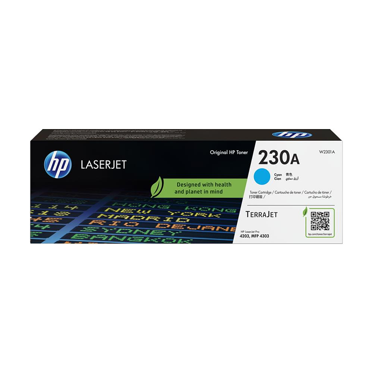 Cartucho De Toner Hp Laserjet 230A Cian () W2301A 1