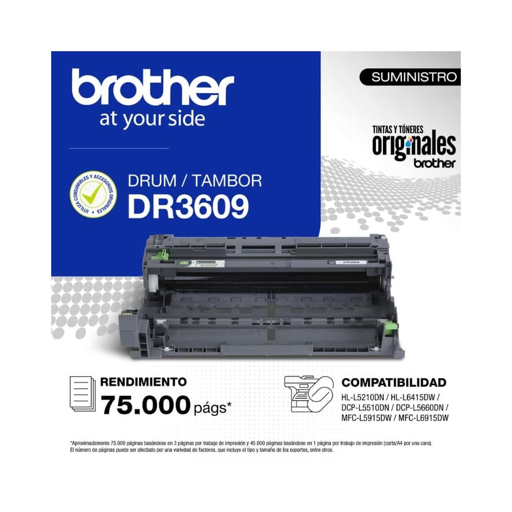Drum / Dl Rendimiento Hasta 75.000 Pags. DR3609 1
