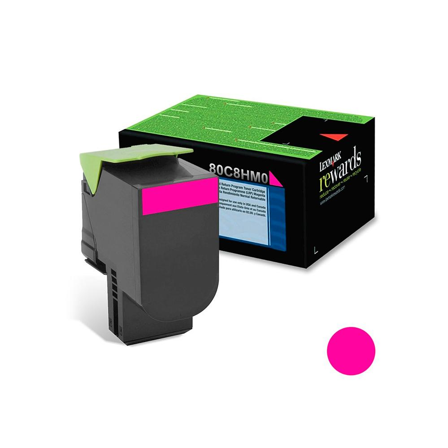 Toner Magenta High Yield Cx410 80C8HM0 1