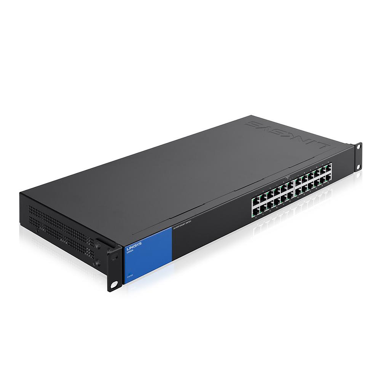 Switch Lgs124 Linksys 24-1000 Gigabit Switch No-Ad LGS124 1