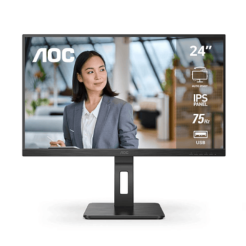 Monitor Pivot Aoc 24 Ips Fhd 75Hz (24P2U) 24P2U