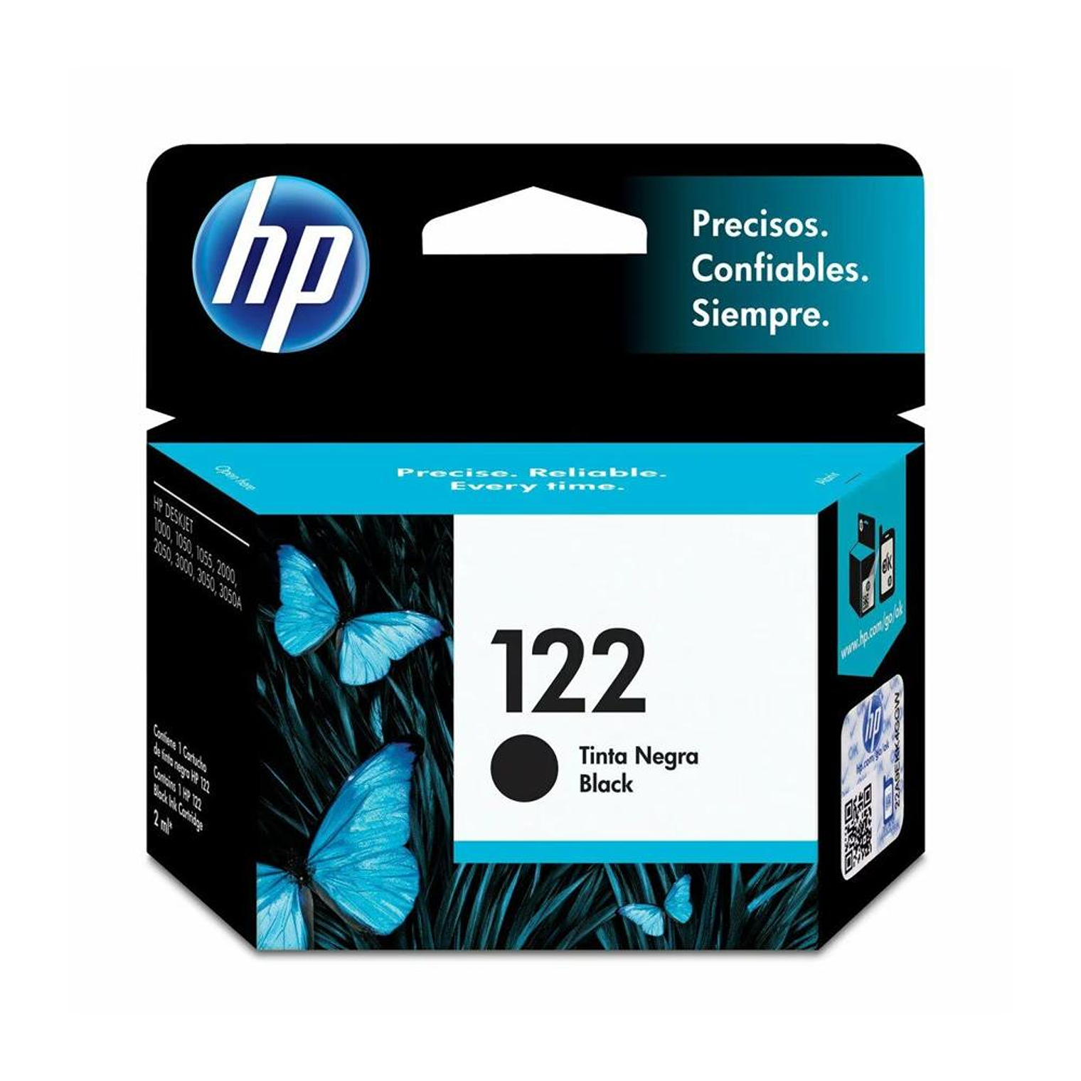 Tinta Hp122 Black P/Deskjet 2050/1000/3050 CH561HL 1