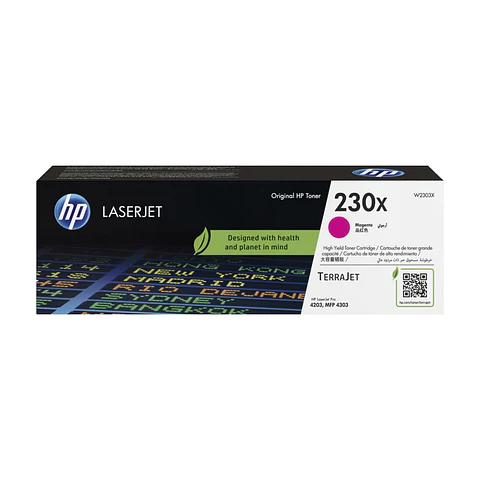 Toner Original Hp Laserjet 230X Magenta W2303X