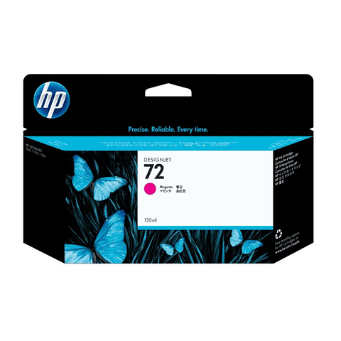 Tinta Hp 72 130-Ml Magenta + Vivera Cartridge Plot C9372A