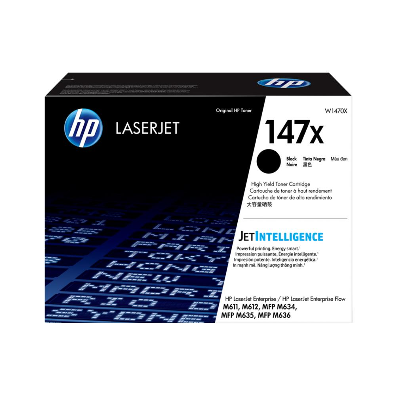 Toner Toner Hp Laser 147X Alto Rendimiento Negro W1470X 1