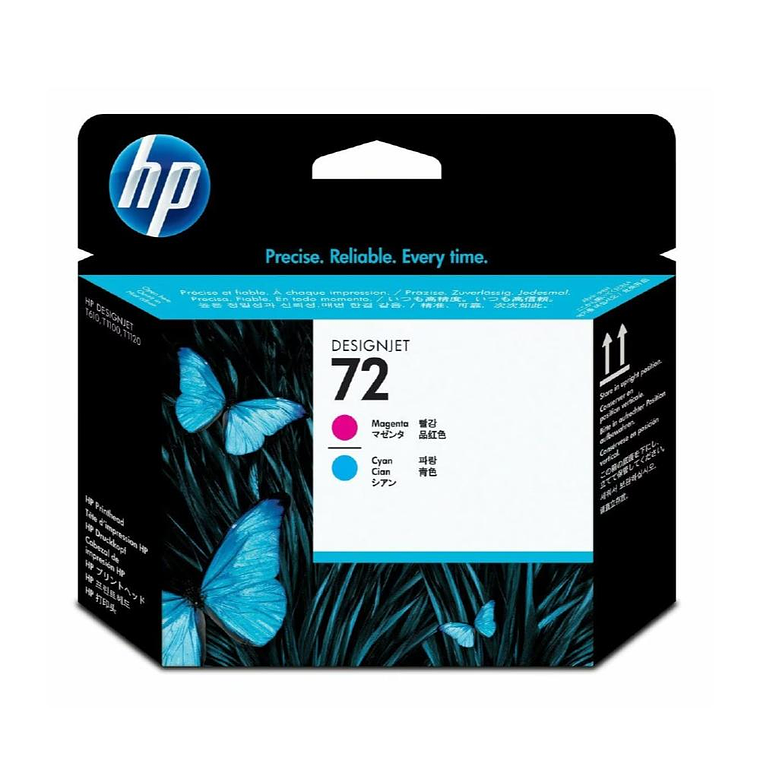 Cabezal Hp 72 Magenta & Cyan () C9383A 1