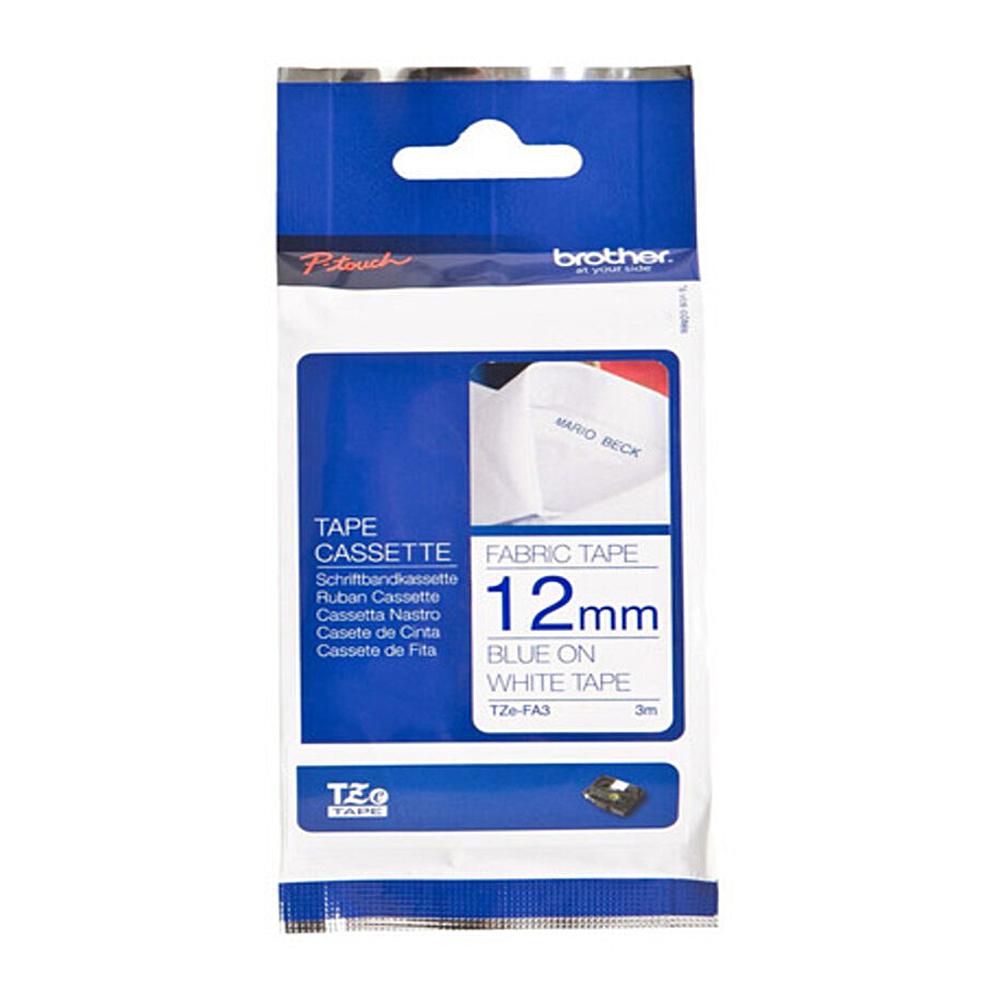 Cinta Etiqueta Blanca - Texto Azul - TZeFA3 1