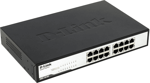 Switch 16-Port 10/1001000Mbps Unmanaged DGS-1016C
