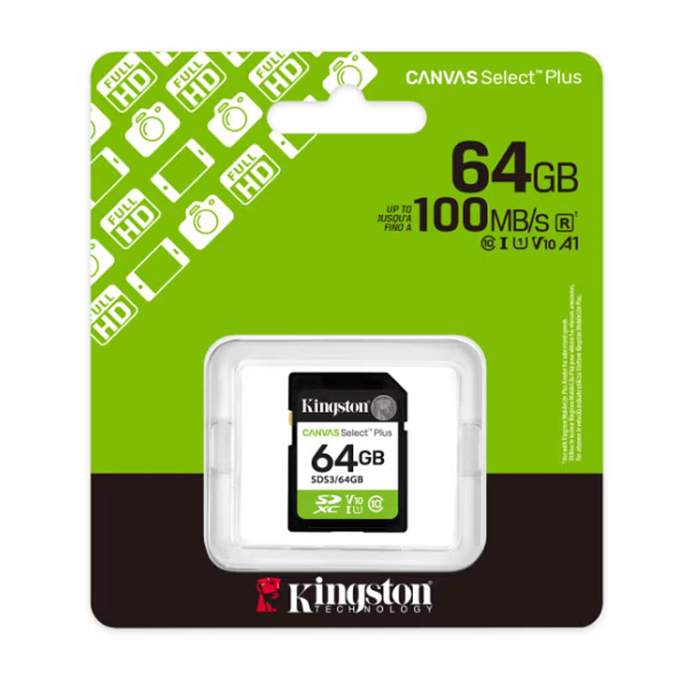 Memoria 64Gb Sd Xc Canvas Select Plus Gen3 100Mb/S SDS3/64GB 1