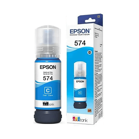 Tinta Botella De Cyan Epson T574 T574220-AL