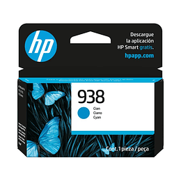 Tinta Hp 938 Cyan Original Ink Cartridge 4S6X5PL