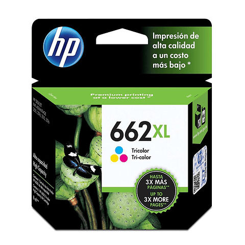 Tinta Hp 662Xl Tri-Color Ink Cartridge CZ106AL