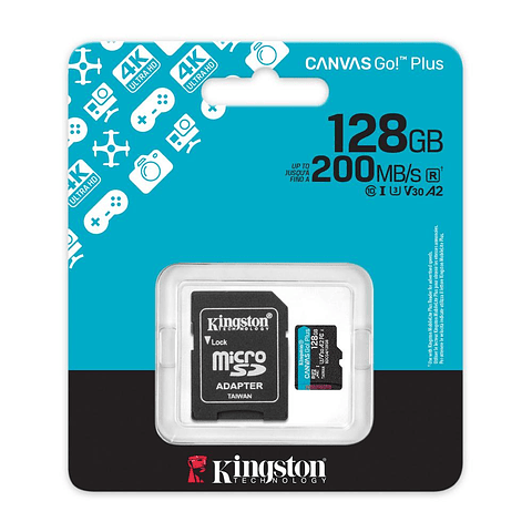 Tarjeta 128Gb Microsdxc Canvas Goplus Gen4 200Mb/S SDCG4/128GB