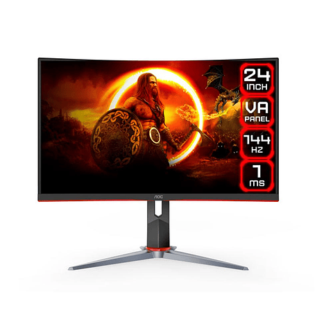 Monitor 23.6 Gaming Curvo 165 Hz Hdr C24G2