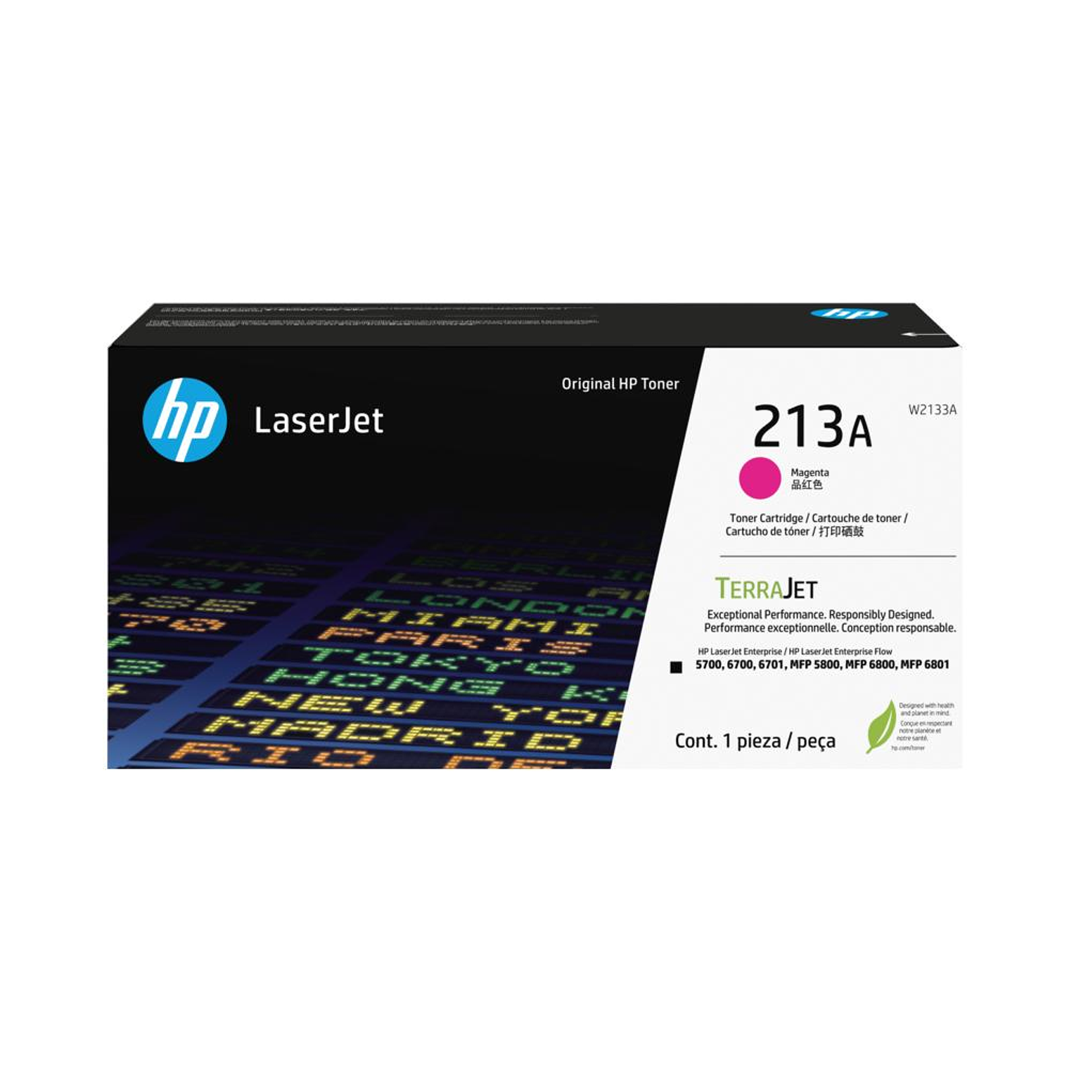 Toner Hp 213A Mgn Original Laserjet Crtg W2133A 1