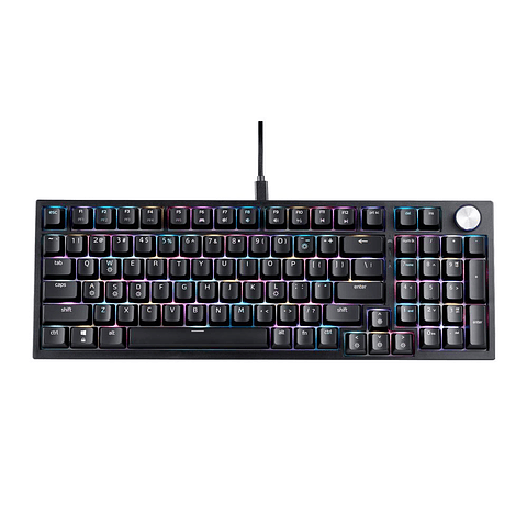 Teclado Mec. Gaming Xpg Sorcerer Rgb 100%Ghost SORCERERRD-BKCWW