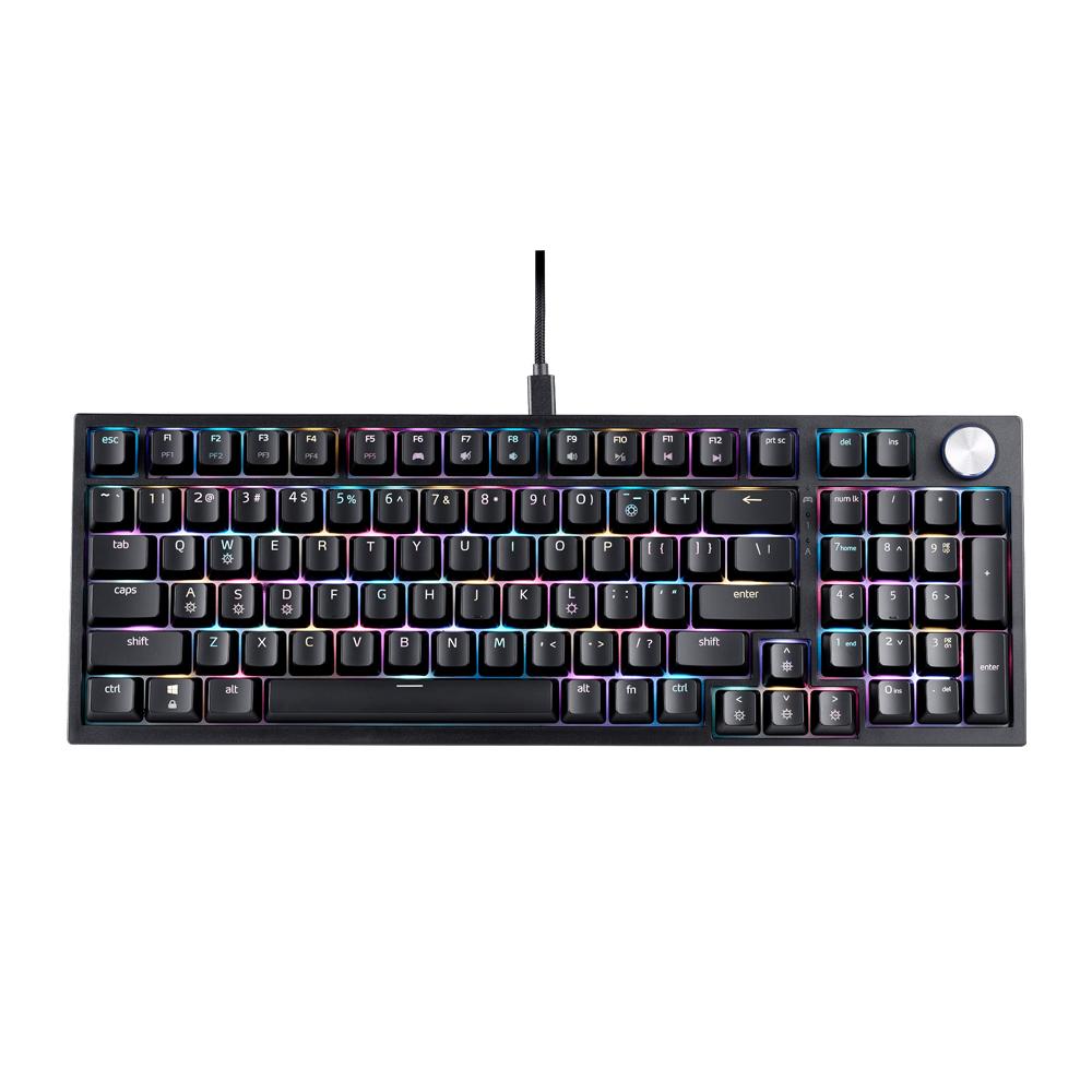 Teclado Mec. Gaming Xpg Sorcerer Rgb 100%Ghost SORCERERRD-BKCWW 1