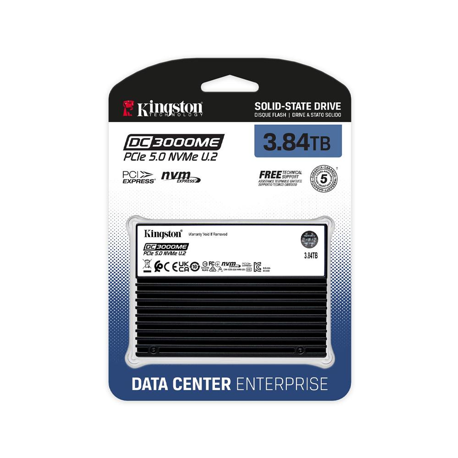 Disco Duro 3.84Tbdc3000Me U.2Pcie5.0 Nvme Tcg Opal SEDC3000ME/3T8 1