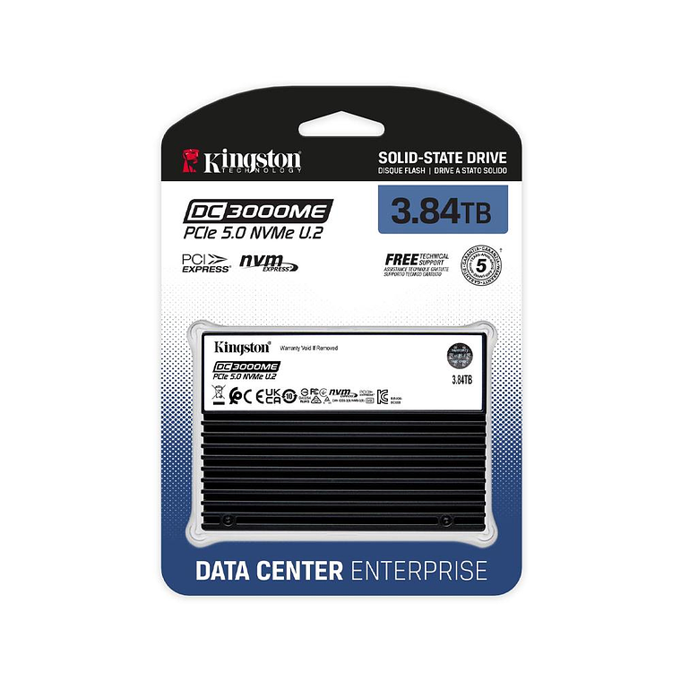 Disco Duro 3.84Tbdc3000Me U.2Pcie5.0 Nvme Tcg Opal SEDC3000ME/3T8 1