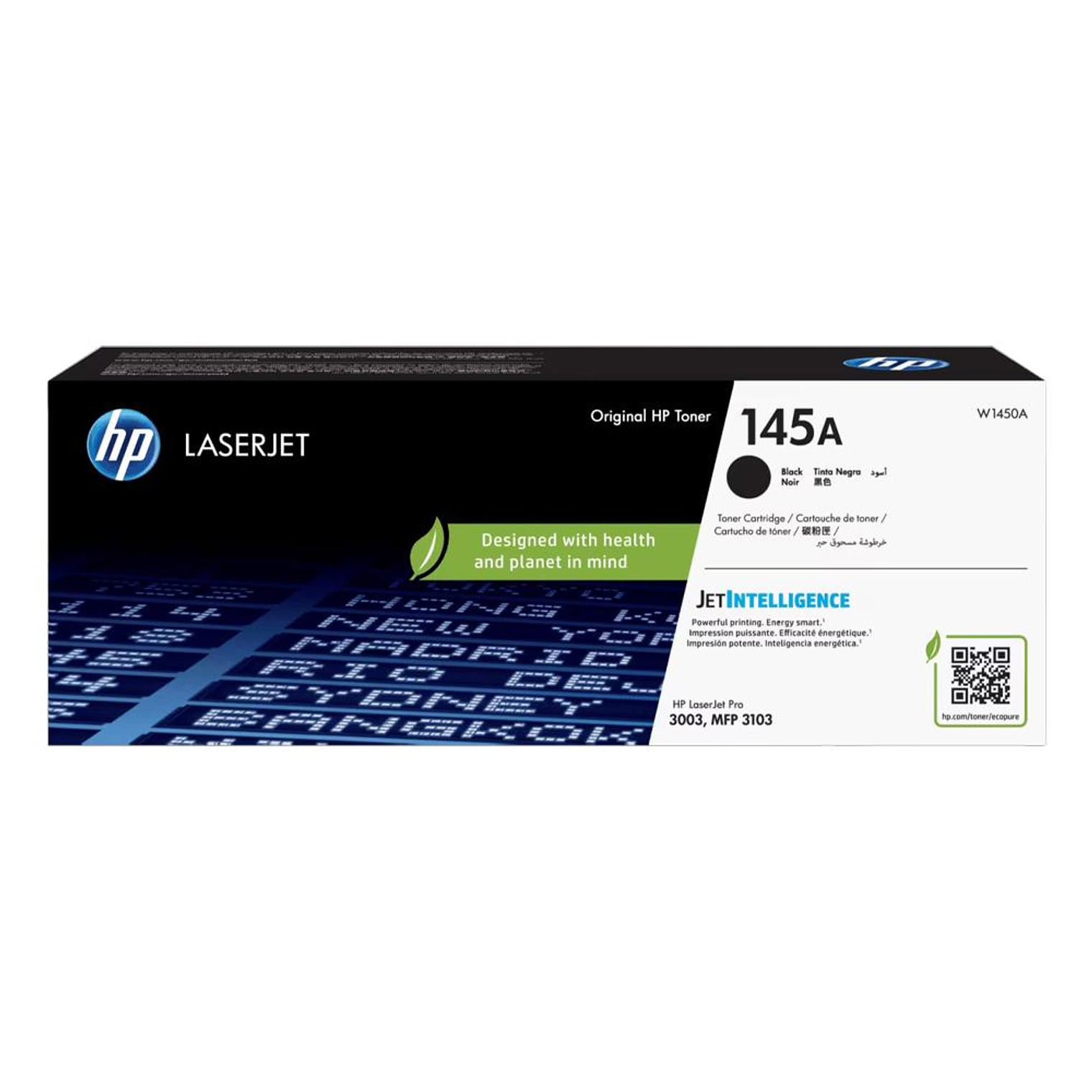 Cartucho De Toner Hp Laserjet 145A Negro W1450A 1
