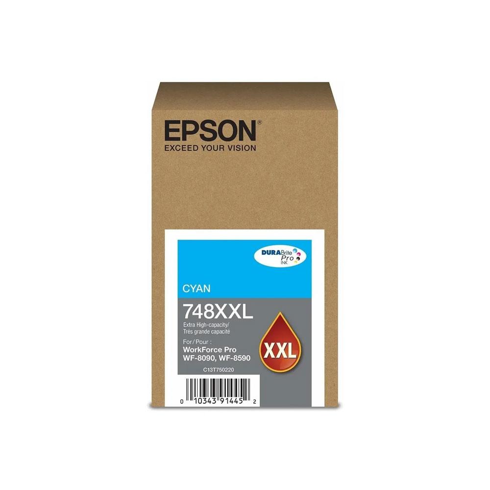 Tinta Wf-6090/Wf-6590 Cyan Ink Cartridge T748XXL220-AL 1