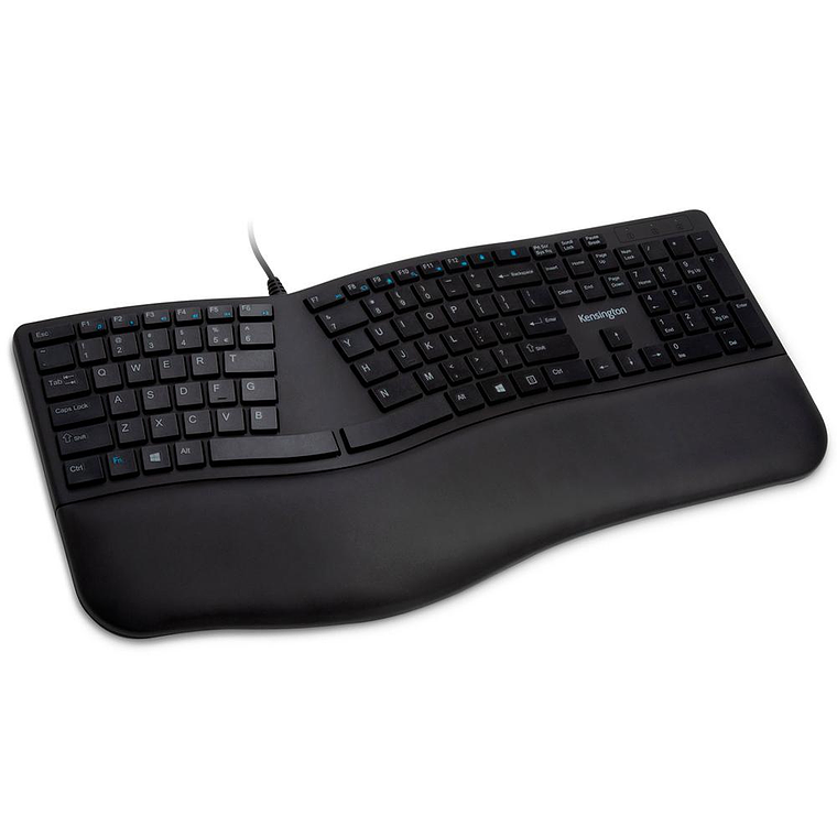 Teclado Alambrico Ergonomico Pro Fit Negro K75400ES 1