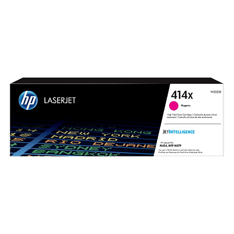 Toner Hp 414X High Yield Magenta Original Laserjet W2023X