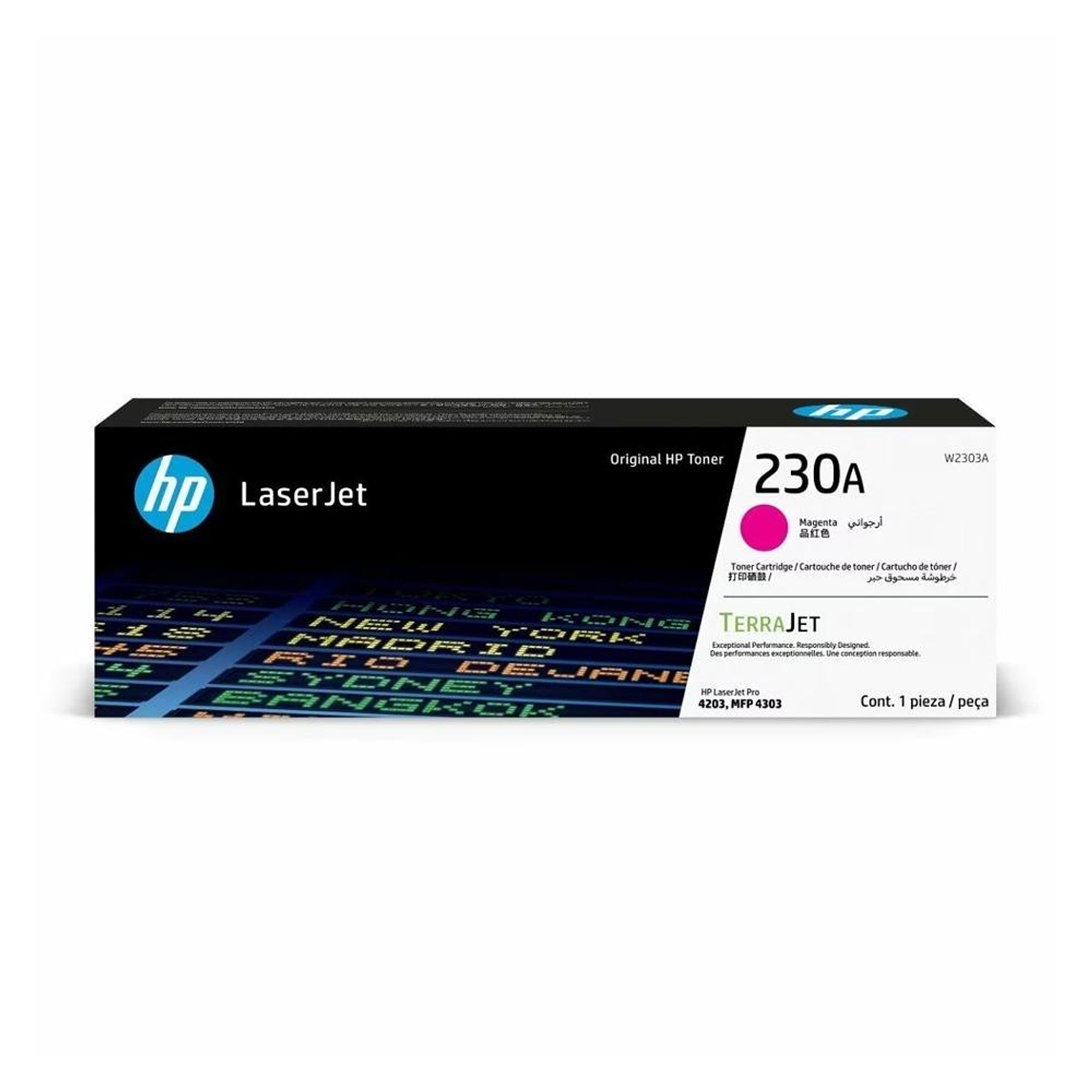 Cartucho De Toner Hp Laserjet 230A Magenta W2303A 1