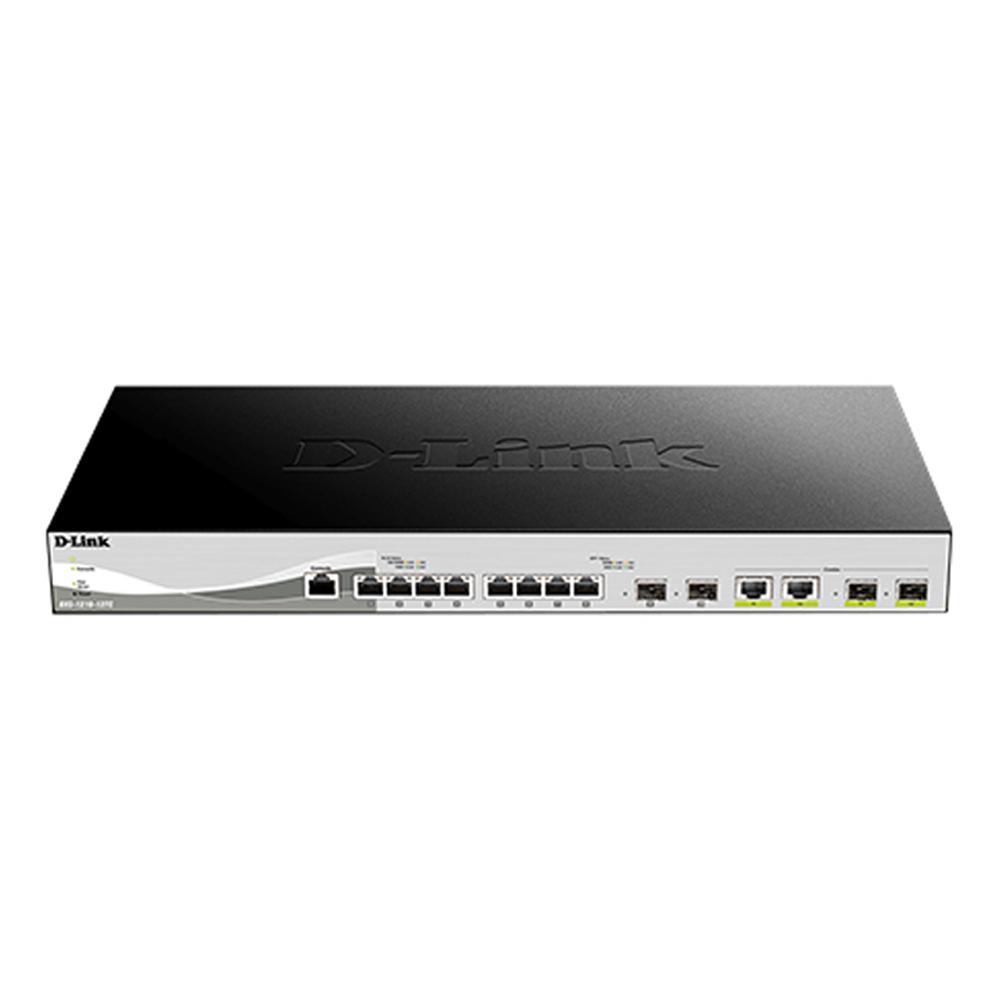 Switch 8-Port 10Gbase-T 2-Port Sfp+ And 2- DXS-1210-12TC 1